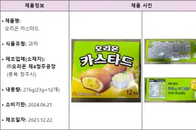 韩国好丽友召回590箱蛋黄派，检出金黄色葡萄球菌图片