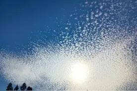 云南多地出现大片鱼鳞云图片