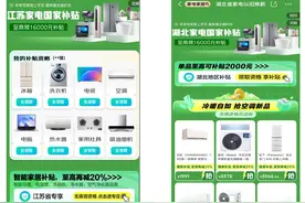 2025年消费品以旧换新补贴加码启动 京东率先上线湖北、江苏、湖南等地国补活动图片