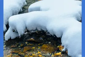 【小陇画报·244期】石门沟银装素裹 春雪勾勒“水墨天祝”图片