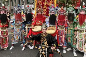 从广东跳到广元，这支英歌舞队在女儿节上火了图片