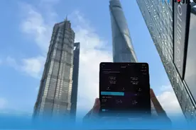 实测上海地标5G-A 网速逆天，比5G“比快更快”！图片