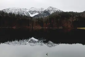 德国巴伐利亚菲森山脉白雪皑皑图片