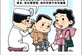 （图表·漫画）感冒引起中耳炎图片