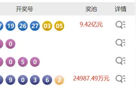 8月18日体彩中奖号码 7星彩开出2注一等奖图片