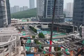 四千吨“空中活力环”合龙！济南奥体东12、16开发地块项目取得新进展图片