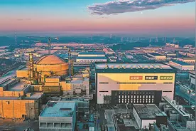 中广核广西防城港核电站4号机组首次并网发电图片