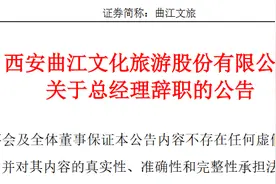 王哲文辞去曲江文旅总经理职务图片