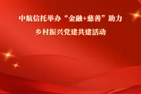 中航信托举办“金融+慈善”助力乡村振兴党建共建活动图片