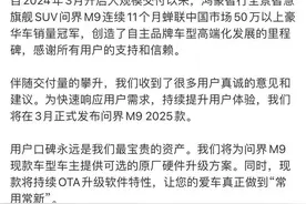 鸿蒙智行官宣为问界M9老车主提供原厂硬件升级方案图片