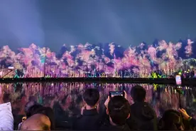 昼揽樱雪，夜遇星河！上海首个沉浸式樱花互动乐园图片