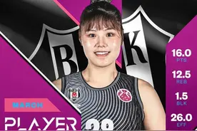李月汝获评女篮联赛欧洲杯3月最佳球员图片