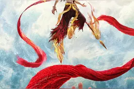 《长津湖》发贺图，庆祝《哪吒之魔童闹海》成为中国电影票房冠军图片