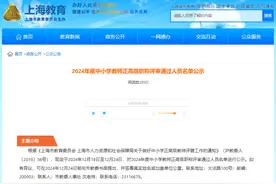 最新！2024年度中小学正高级教师评审公示！有你认识的老师吗？图片