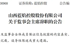 山西蓝焰控股股份有限公司监事会主席谭晋隆辞职图片