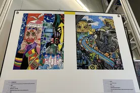 给孩子插上想象的翅膀！成都科幻馆内的这场画展火了图片