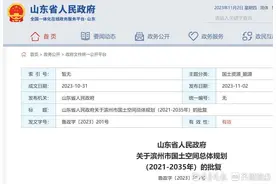 滨州市国土空间总体规划获批：努力建设黄河三角洲中心城市图片