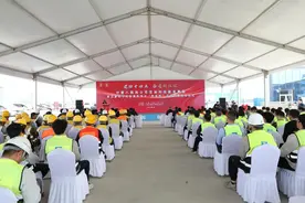 中建八局四公司劳动竞赛启动，助推青岛董家下庄安置区建设图片