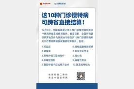 10种门诊慢特病可跨省直接结算！如何享受？图片