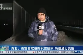 湖北：雨雪暂歇道路积雪结冰 高速通行受阻视频封面