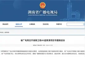 湖南卫视4K频道预计明年10月开播图片