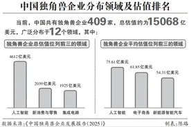 409家！中国“独角兽”数量位居全球第二，分布于12个领域图片