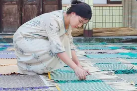 “95后”手艺人用竹子编出了夕阳、麦浪与蓝天｜匠心图片