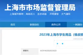 上海市市场监督管理局抽查50批次学生用品（橡皮擦） 不合格2批次图片