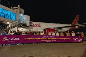 重庆迎来首个印尼入境包机旅游团图片
