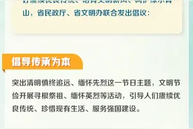 湖南省2024年清明节文明祭扫倡议书图片