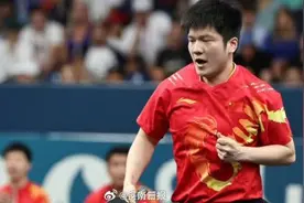 樊振东搭档许昕出战男团比赛图片