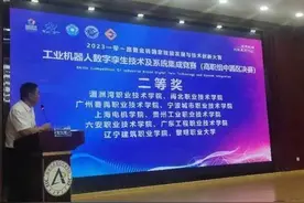 六安职业技术学院学生在一带一路暨金砖国家技能发展与技术创新大赛中荣获二等奖图片