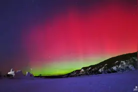 元旦地球发生特大地磁暴！我国多地出现极光图片