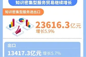 前10月我国服务贸易进出口总额同比增长14.6%图片