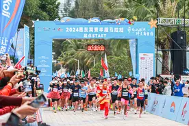 多图直击！2024惠东巽寮半程马拉松燃情开跑图片