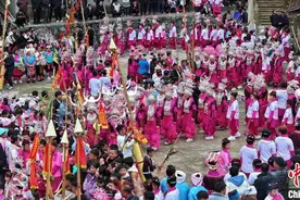 （新春走基层）贵州榕江：苗族同胞举行芦笙会共庆新春图片