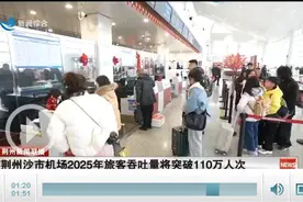 荆州沙市机场今年计划完成旅客吞吐量110万人次图片