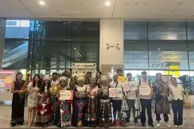 百余名马来西亚游客组团到贵州，吉隆坡至贵阳开启直飞航线图片