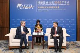 宋海良与西班牙前首相萨帕特罗会谈图片