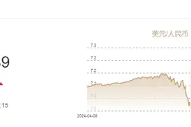 4月3日人民币对美元中间价报7.1889元 下调96个基点图片