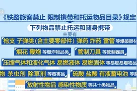 假期出行 哪些物品禁止携带、哪些物品限制随身携带？快速了解→图片
