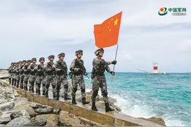 老兵的最后一次巡逻，主权碑见证南沙卫士代代相传不变的誓言图片