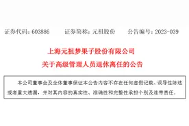 上海元祖梦果子股份有限公司高级管理人员陈兴梅辞职，仍担任公司董事图片