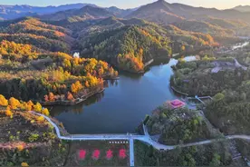 洛南：扶龙湖秋色惹人醉图片