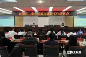 盘龙区专题培训助力全区儿童友好城市建设工作提质增效图片