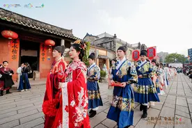 图集｜西溪古村与汉服文化的美好相遇，2024东莞汉服文化嘉年华在……图片
