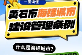 一图读懂《黄石市海绵城市建设管理条例》图片