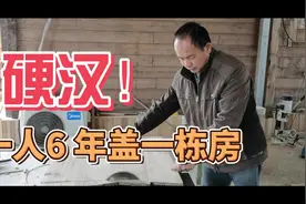 独自一人！6 年！盖一栋房！马渡村民李晓东“春燕衔泥”建了一座纯木结构房子图片