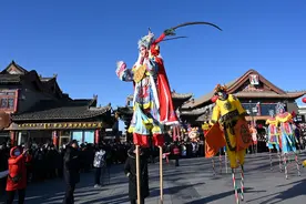 呼和浩特新春文化庙会启动 社火巡游过大年图片