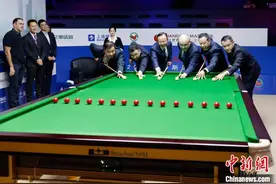 2023世界斯诺克·上海大师赛开杆 “中国德比”上演图片